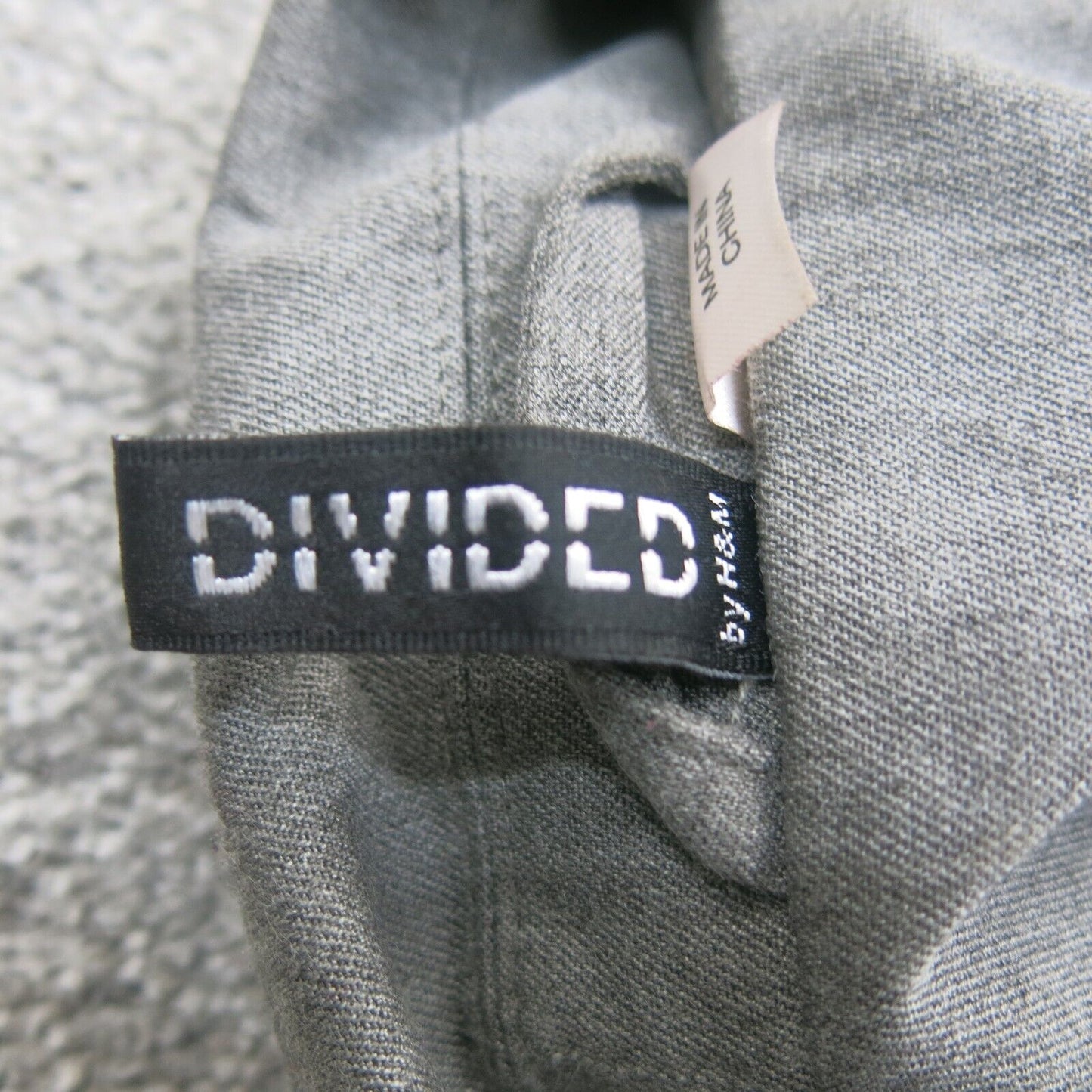 Divided H&M Womens Crop Blazer Coat Single Breasted Long Sleeve Pocket Gray SZ 6