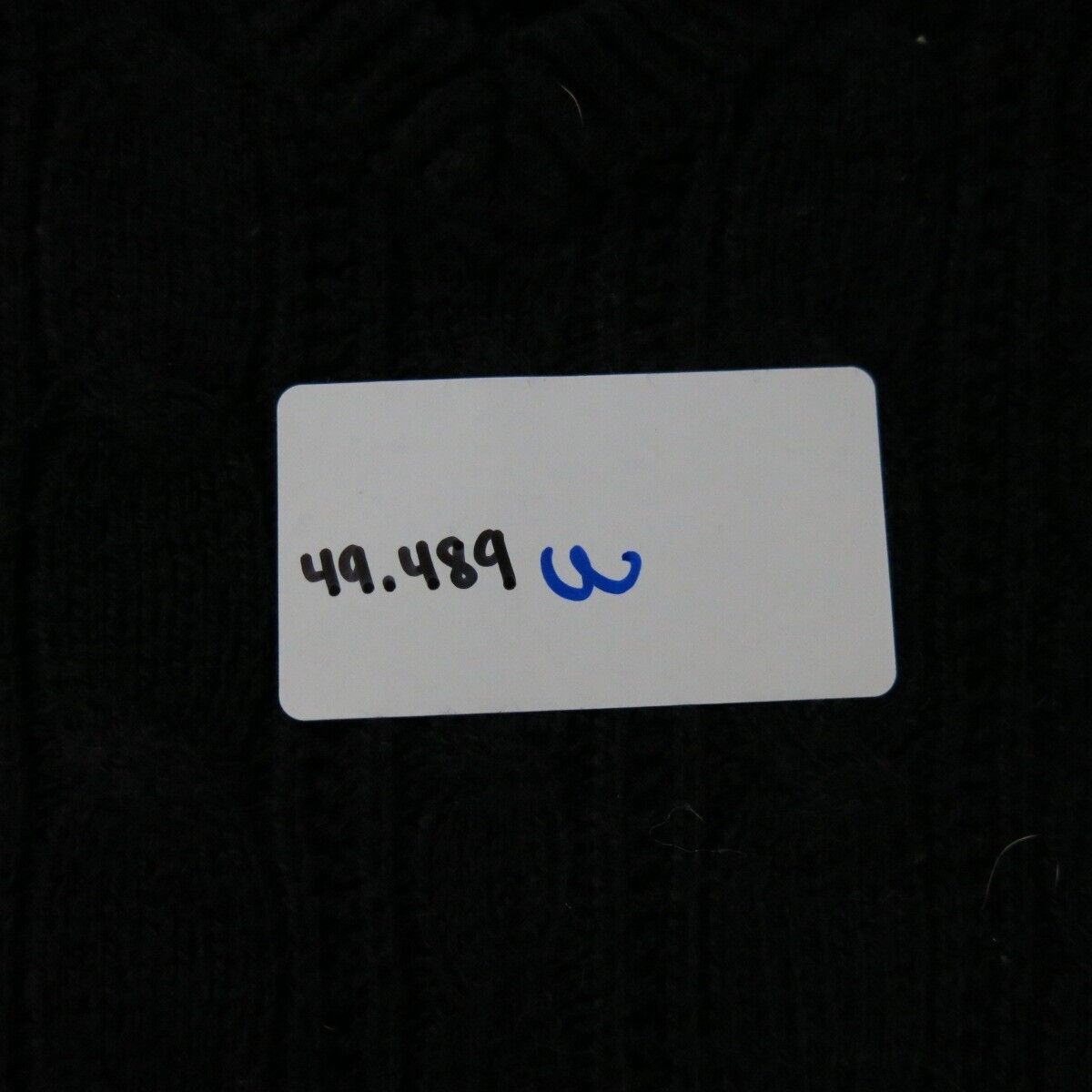 American Eagle Women Pullover Knitted Sweater Long Sleeve Logo Black Size Medium