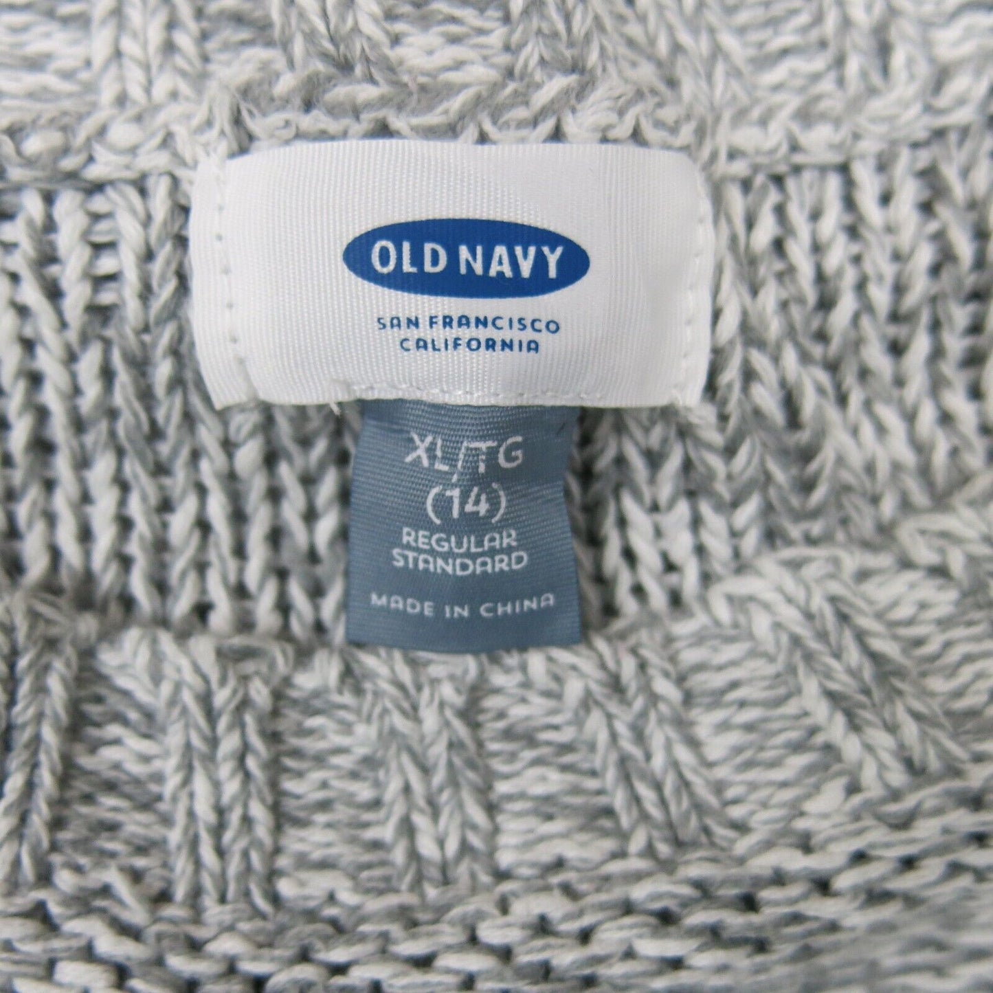 Old Navy Womens Pullover Sweater Boat Neck Standard Fit Solid Gray Size XL 14