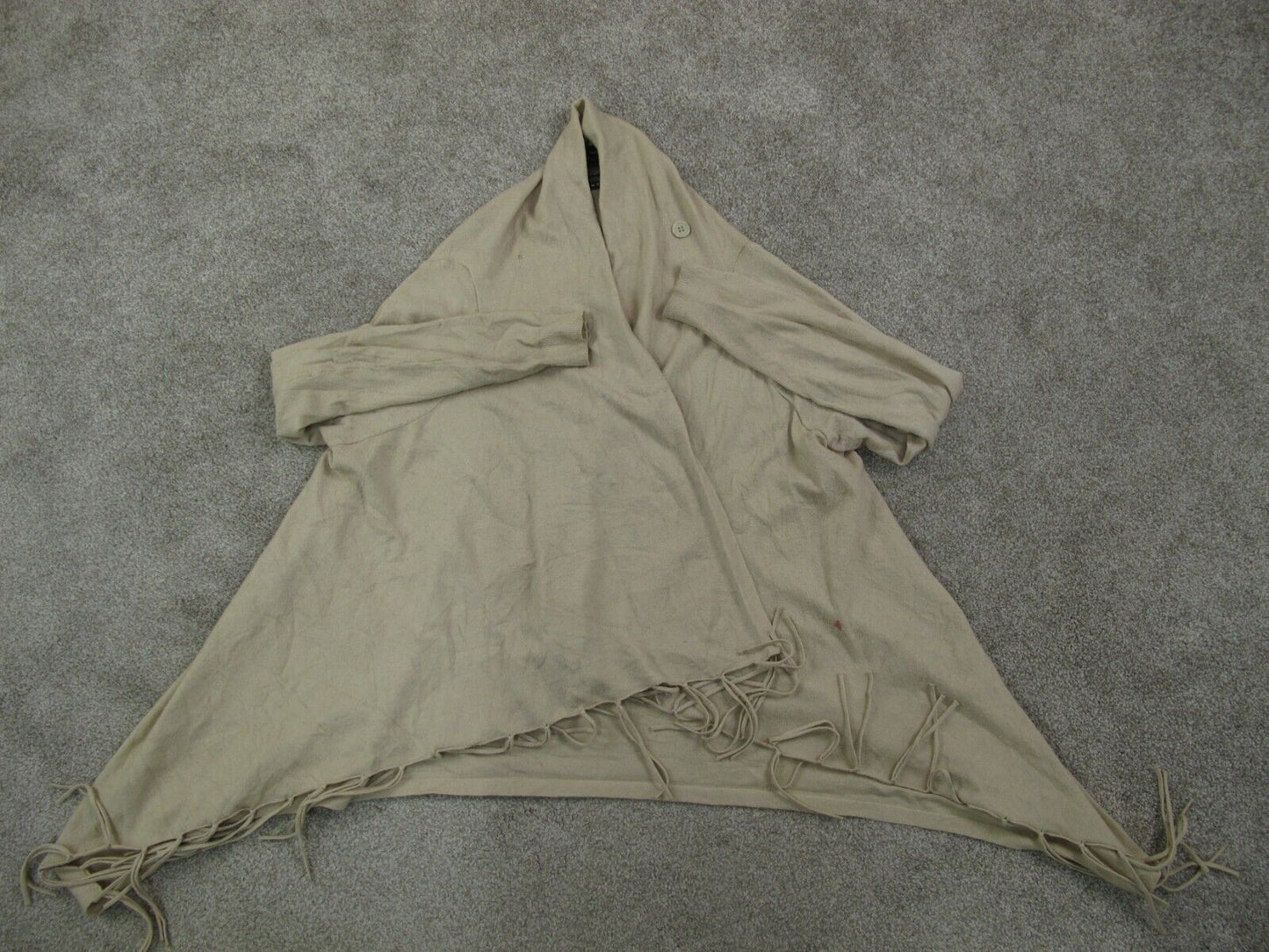 The Limited Women Cardigan Sweater Knitted Long Sleeves Beige Size X Large
