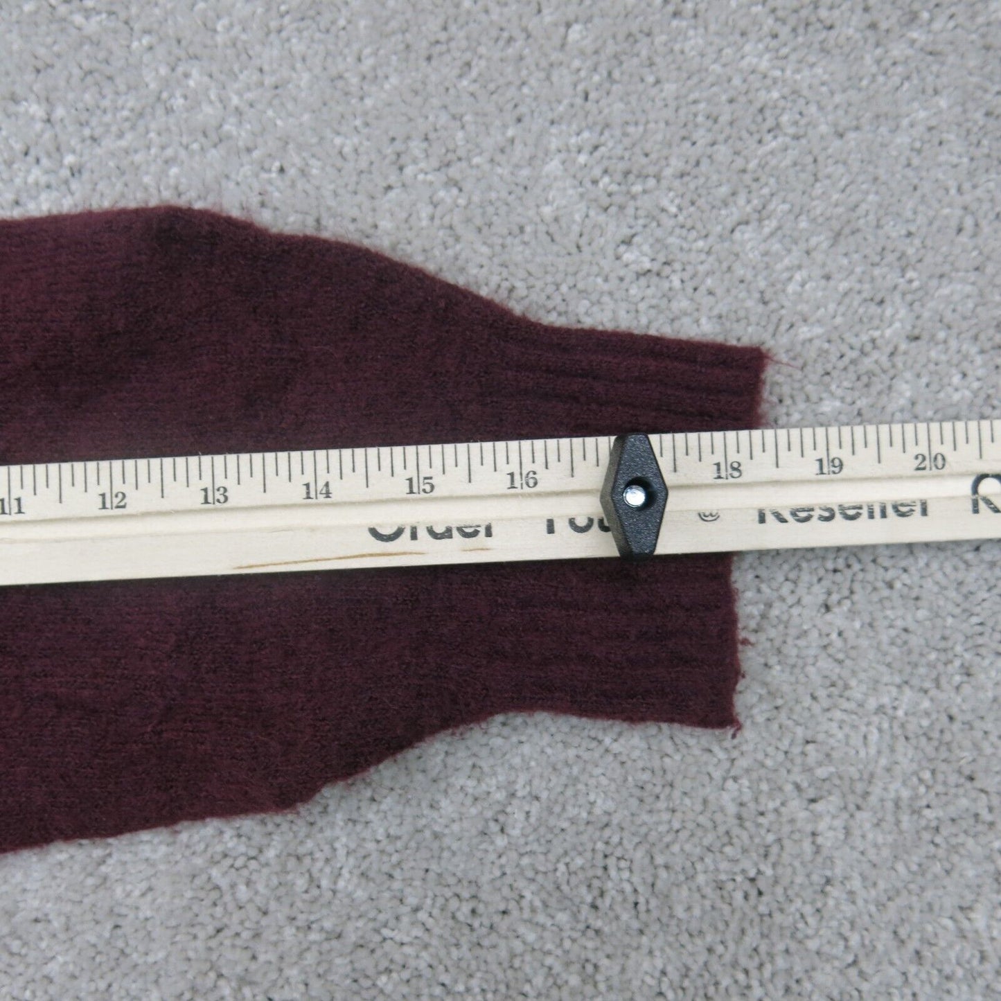 H&M Womens Pullover Sweater Round Neck Long Sleeves Solid Red Size Small