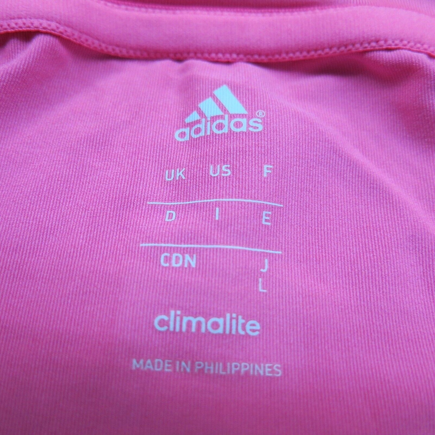 Adidas Tee Boys Youth Pink Size 1 White 3 Stripe Short Sleeve Athletic Top Logo