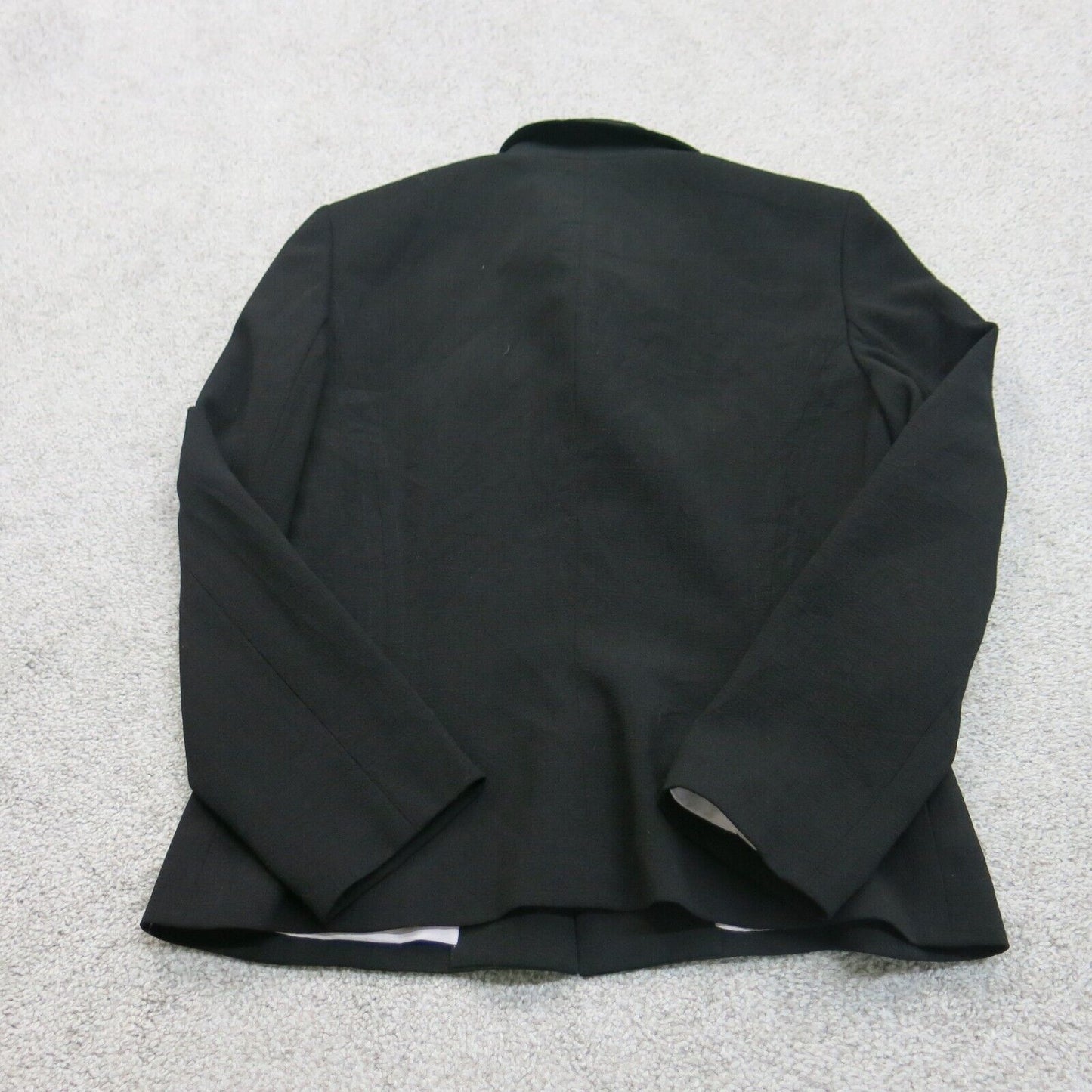 ANNE Klein Suits Womens Blazer Coat Single Breasted Long Sleeves Black Size 2