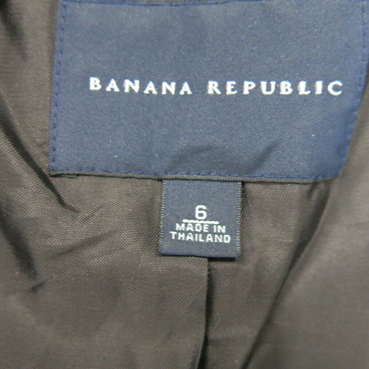 Banana Republic Womens Pea Coat Jacket Long Sleeves Pockets Gray Size 6