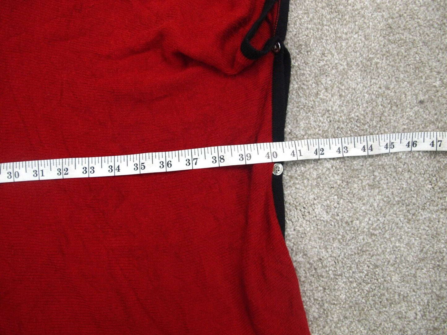 Ralph Lauren Womens Crew Neck Shift Midi Dress Sleeveless Red Size One Size
