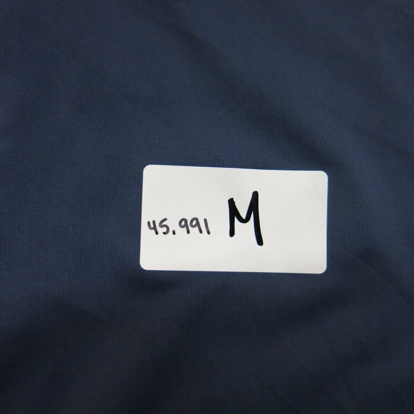 Adidas Mens Polo Shirt Short Sleeves Pure Motion Logo Solid Blue Size Large