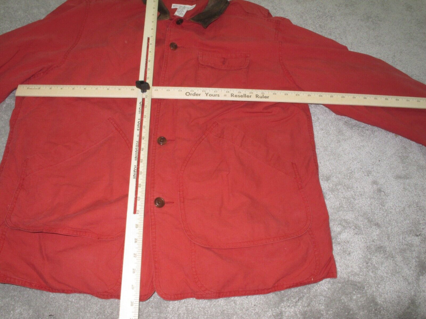 Banana Republic Womens Bomber Jacket Front Button Long Sleeve Pockets Red Size M