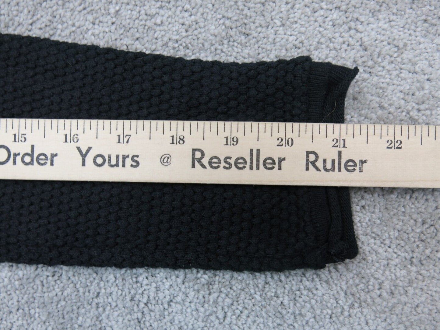 Zara Man Womens Pullover Sweater Knitted Crew Neck Long Sleeve Black Size Small