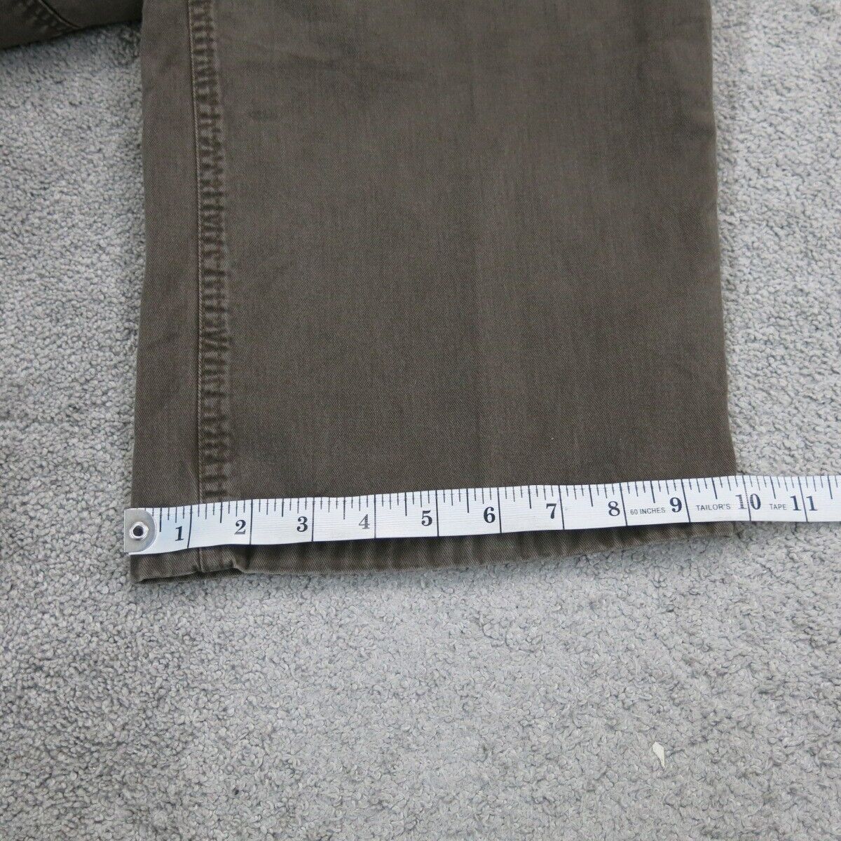 Wrangler Mens Pant High Rise 100% Cotton Cargo Pant Pocket Brown Size W40XL30