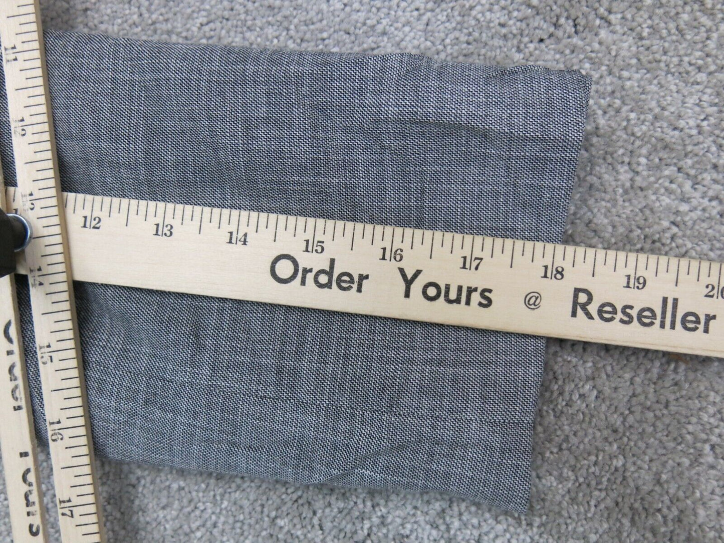 Ann Taylor Mens Blazer Coat Single Breasted Long Sleeves Pockets Gray Size 14T