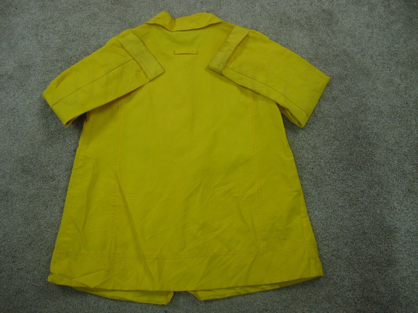 Old Navy Women Blazer Coat Single Breasted Long Sleeves Pockets Yellow Size M