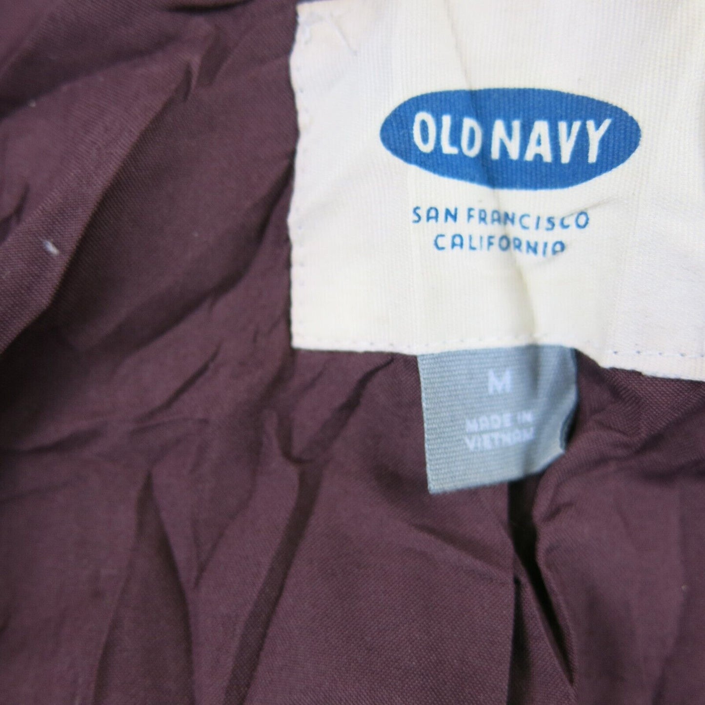 Old Navy Womens Parka Coat Jacket Long Sleeves Buckle Closure Blue Size Medium