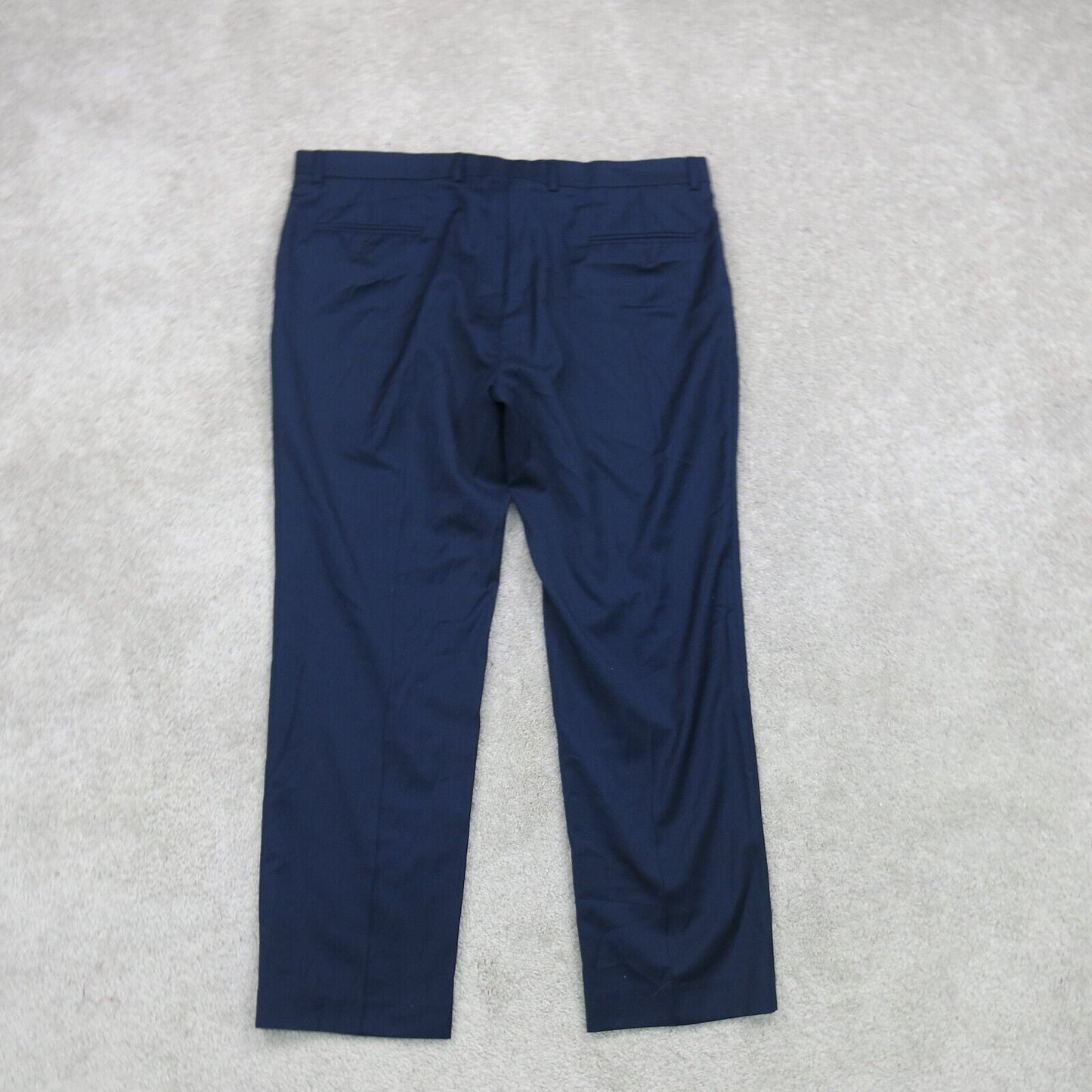 Tommy Hilfiger Mens Pant Dress Straight Leg Mid Rise Flat Front Blue SZ W40XL30