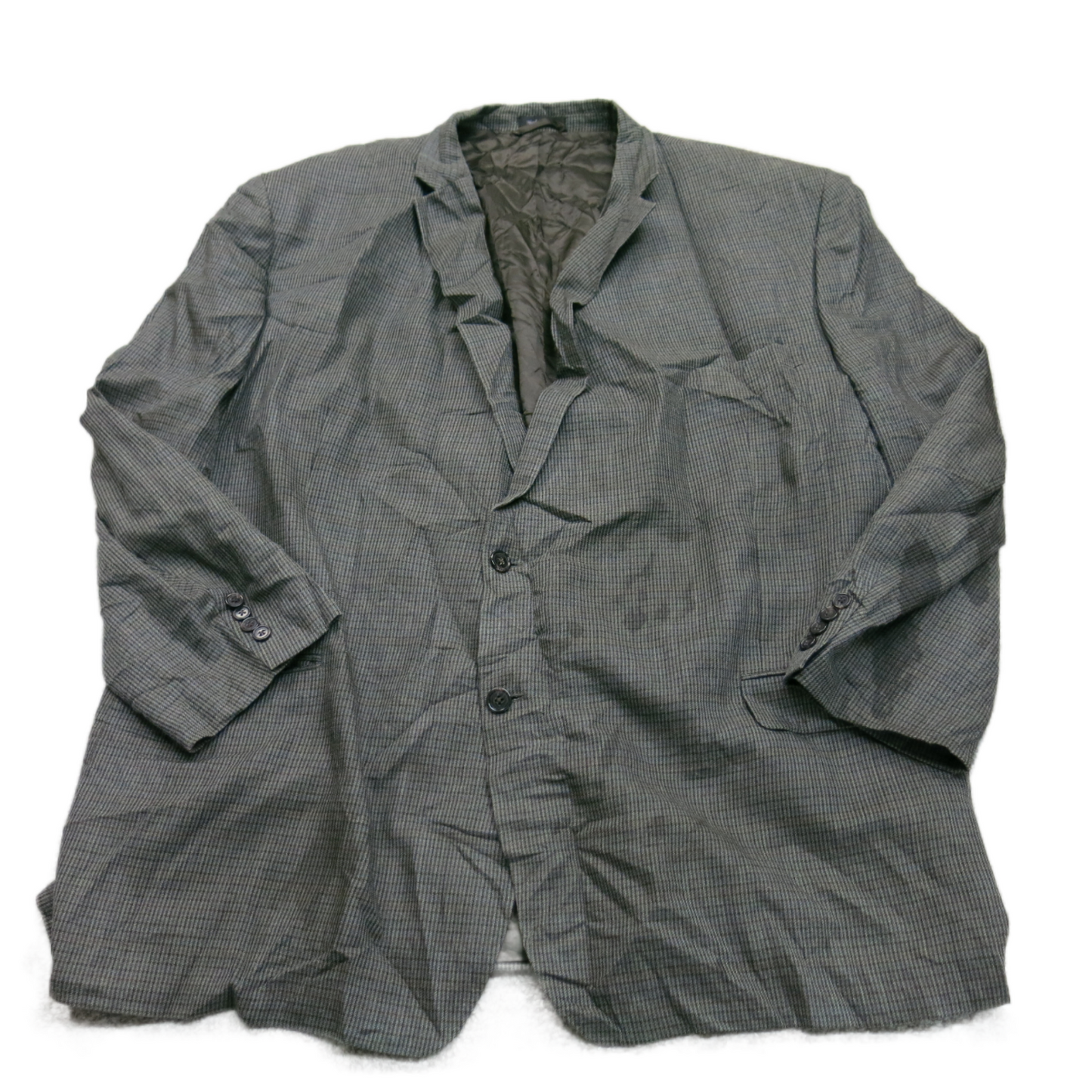 Lauren Ralph Lauren Women Blazer Coat Single Breasted Pocket Silk Gray Size 58L