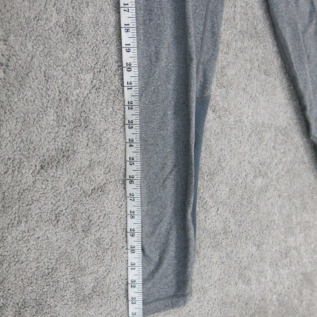 Nike Dri Fit Womens Activewear Legging Mid Rise Elastic Waist Gray Size Small