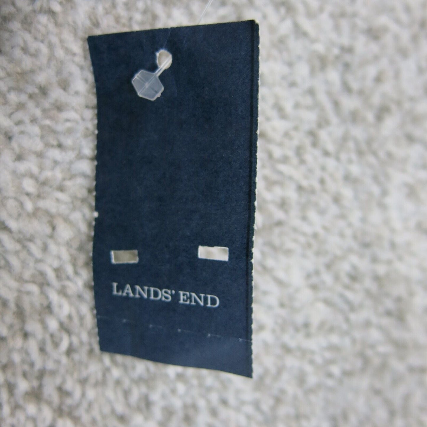 NEW Lands End Mens Dress Pan Straight Leg Slash Pockets High Rise Black Size 35
