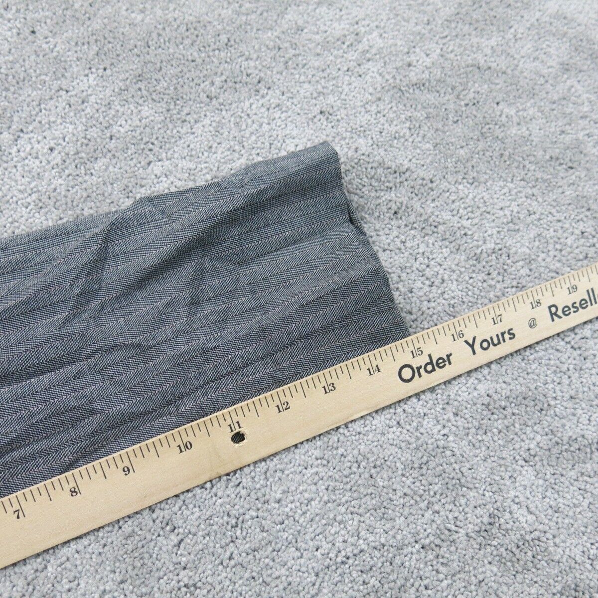 Tahari Womens Blazer Coat Pin Striped Single Breasted Pockets Gray Size 14P