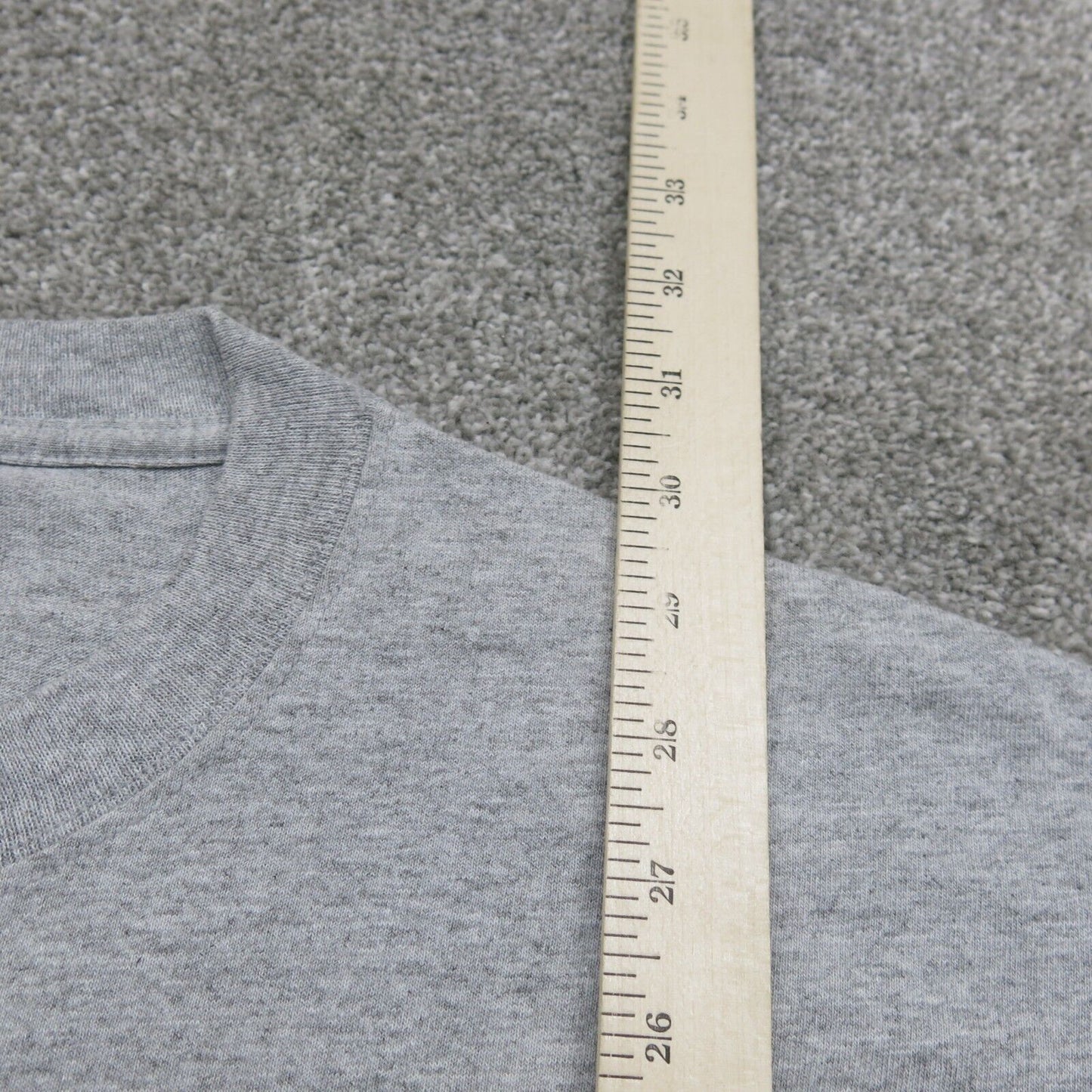 Majestic Tee Mens Heather Gray Large All Star Game Short Sleeve Crew Neck Cotton