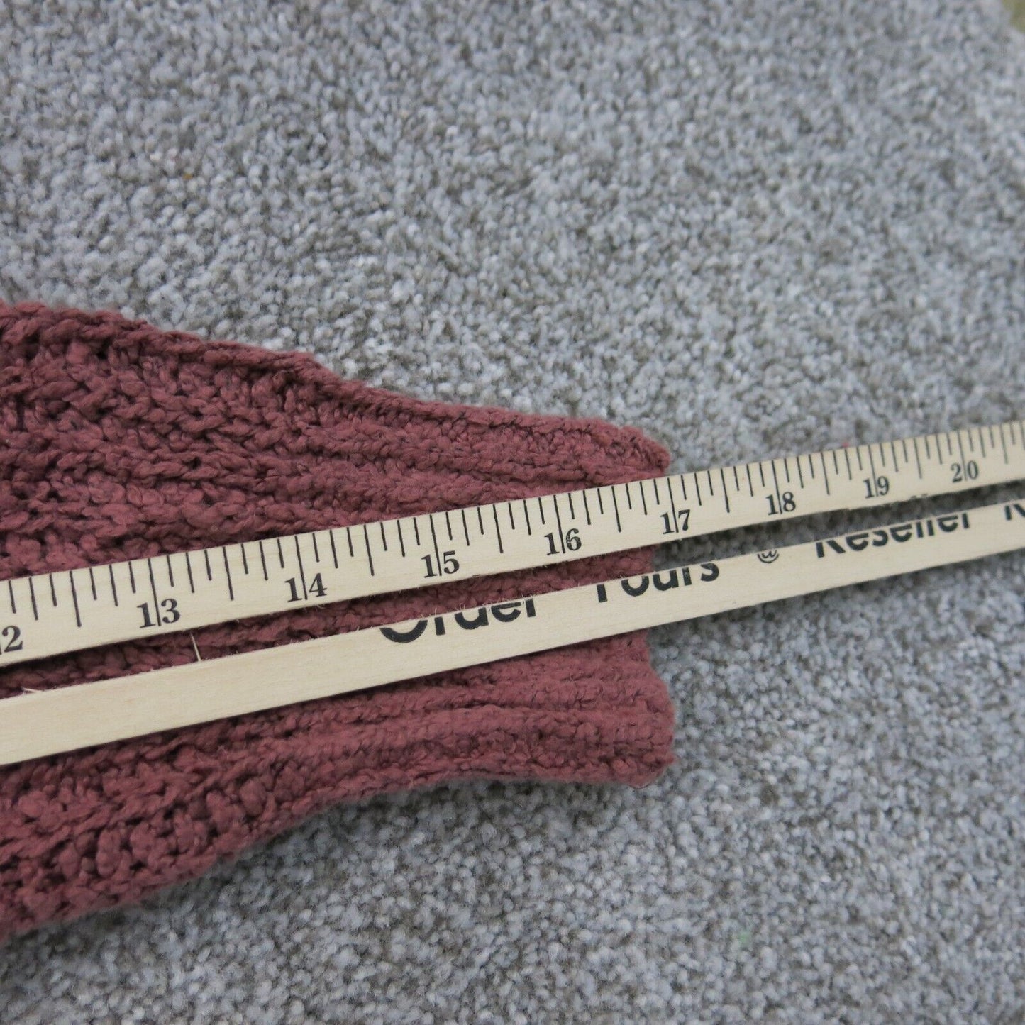 Express Womens Pullover Sweater Knitted Long Sleeve Cowl Neck Maroon Size S/P