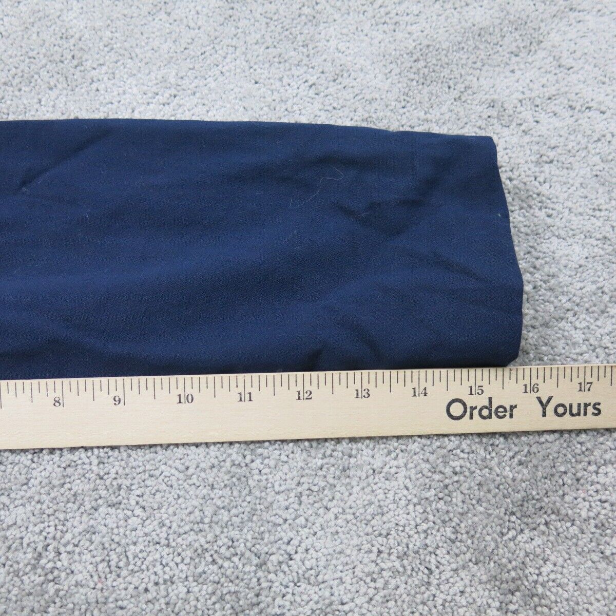 Talbots Womens Blazer Coat Half Sleeves Wool Double Breasted Pocket Blue Size 16