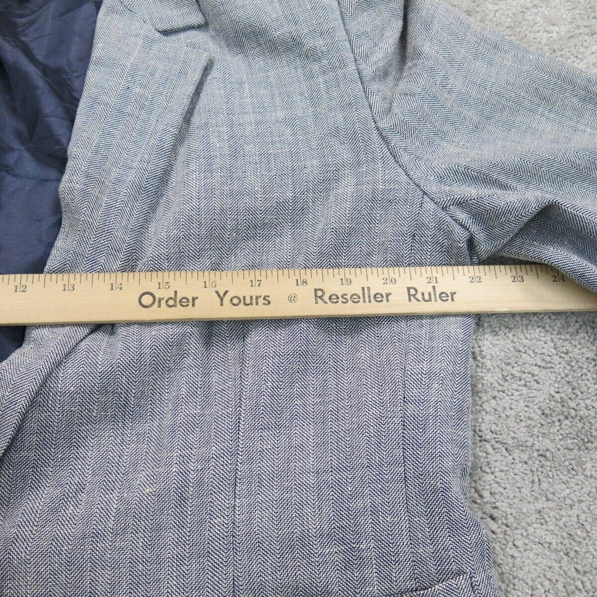 Pendleton Womens Blazer Coat Jacket Single Breasted Long Sleeves Gray Size 16