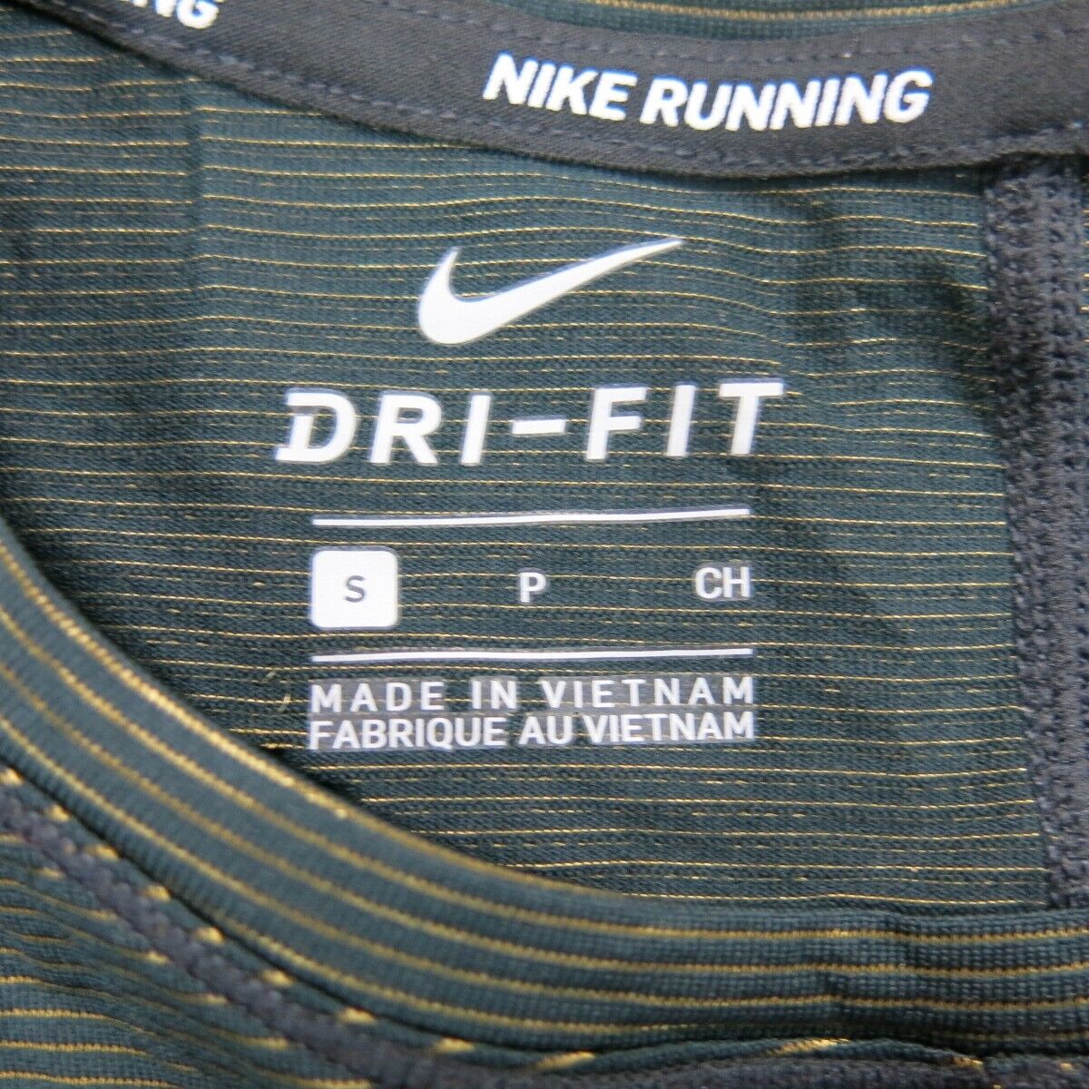 Nike Dri Fit Womens Activewear Sweatshirt Crew Neck Long Sleeve Green Size Small