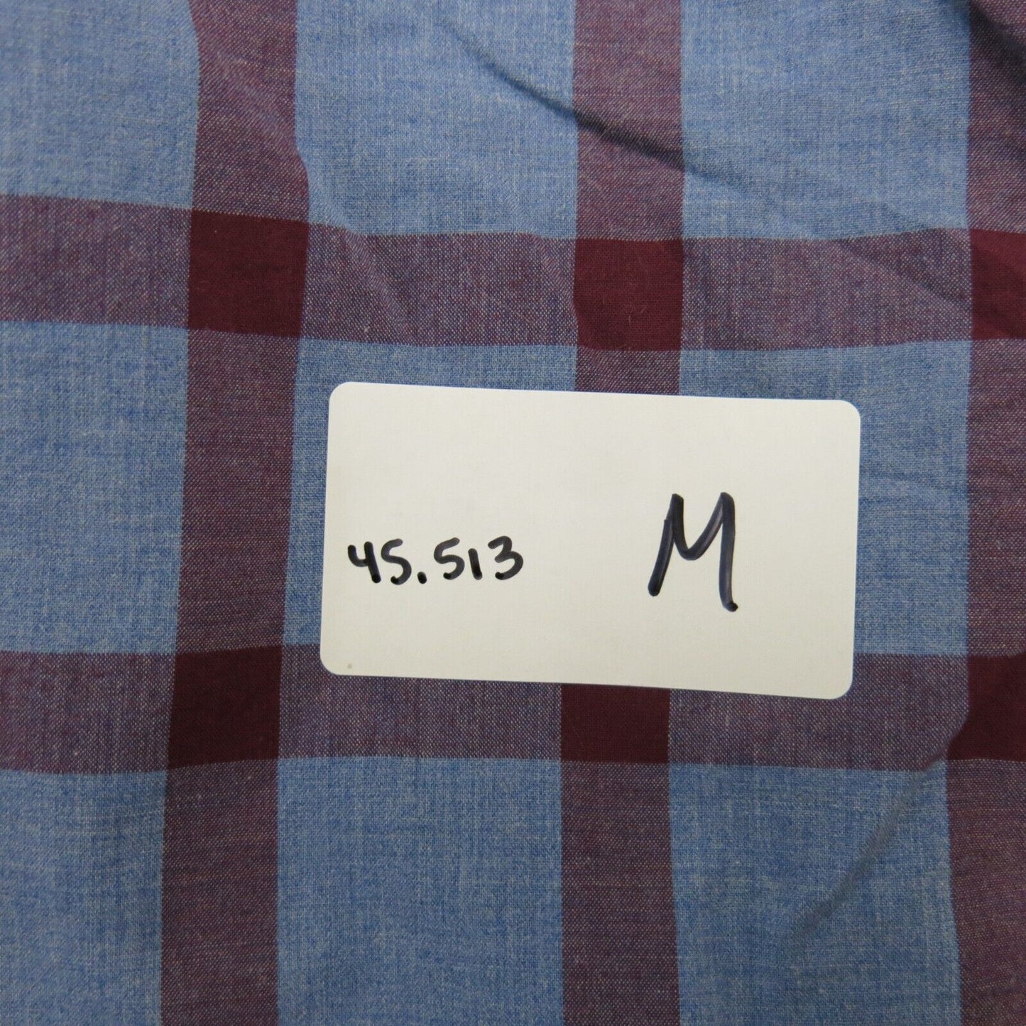 Banana Republic Mens Shirt Plaid Button Up Standard Fit Red Blue Size Large