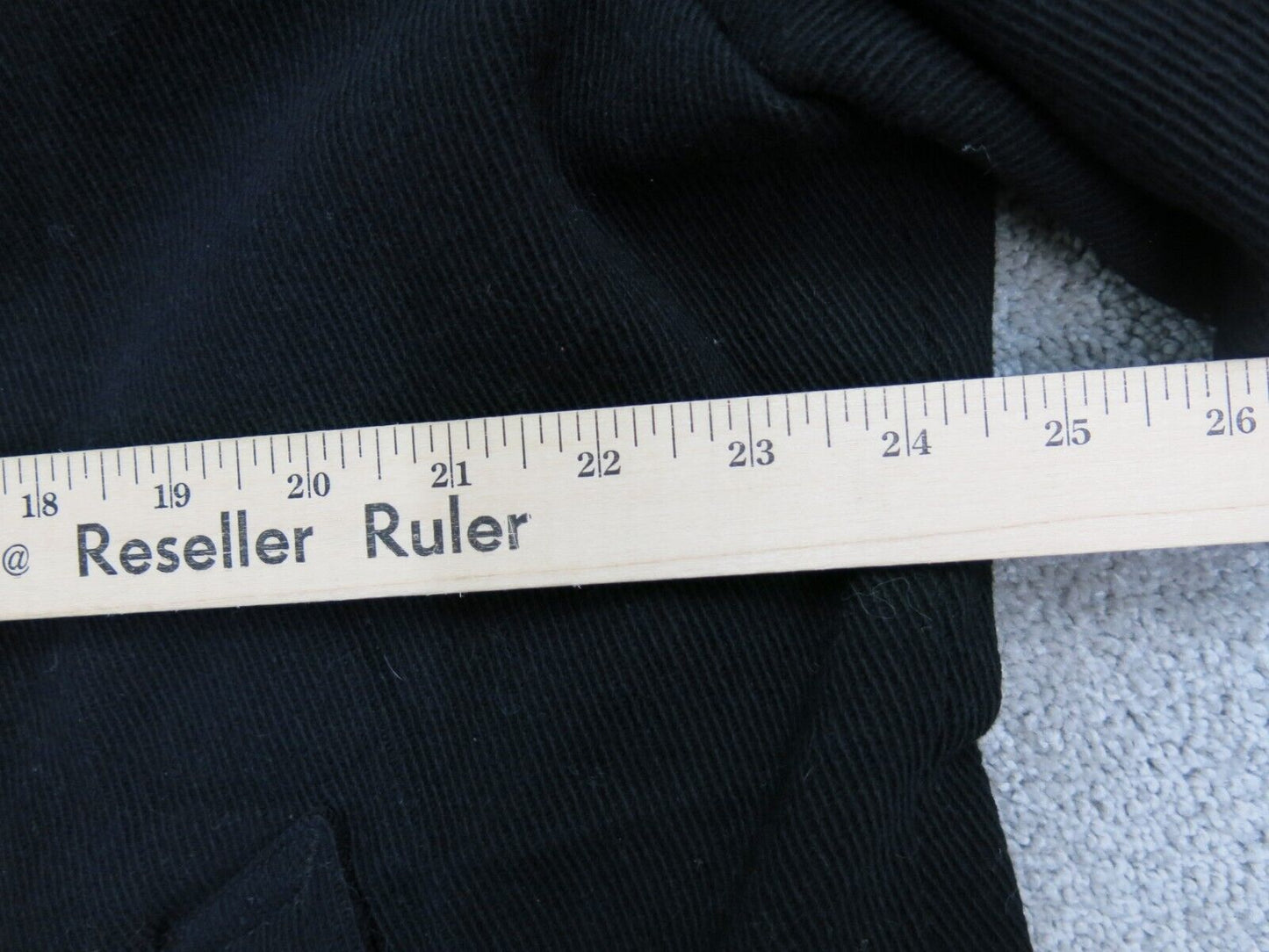 Express Mens Over Coat Long Sleeves Open Front Pockets Black Size X Large