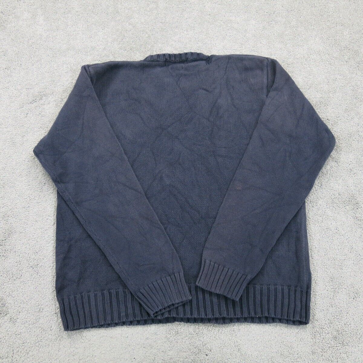 Polo Ralph Lauren Mens Pullover Crew Neck Sweater Long Sleeves Blue Size Small