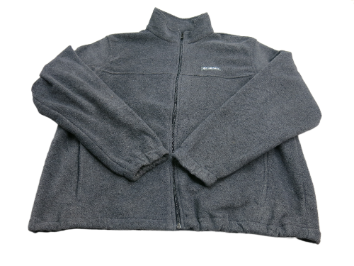 Columbia Sportwear Men Full Zip Up Jacket Mock Neck Long Sleeve Pocket Black XL