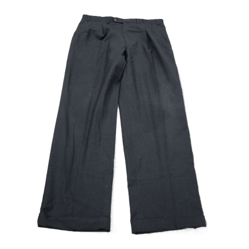 Lauren Ralph Lauren Mens Dress Pant Flat Front Mid Rise Stretch Black Size 36/32