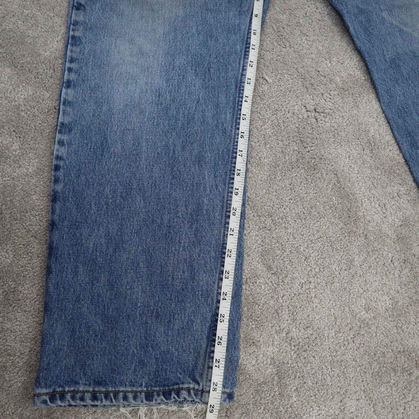 Levi s 505 Jeans Women s Size 36 Blue Stretch Regular Fit Straight Denim Jeans