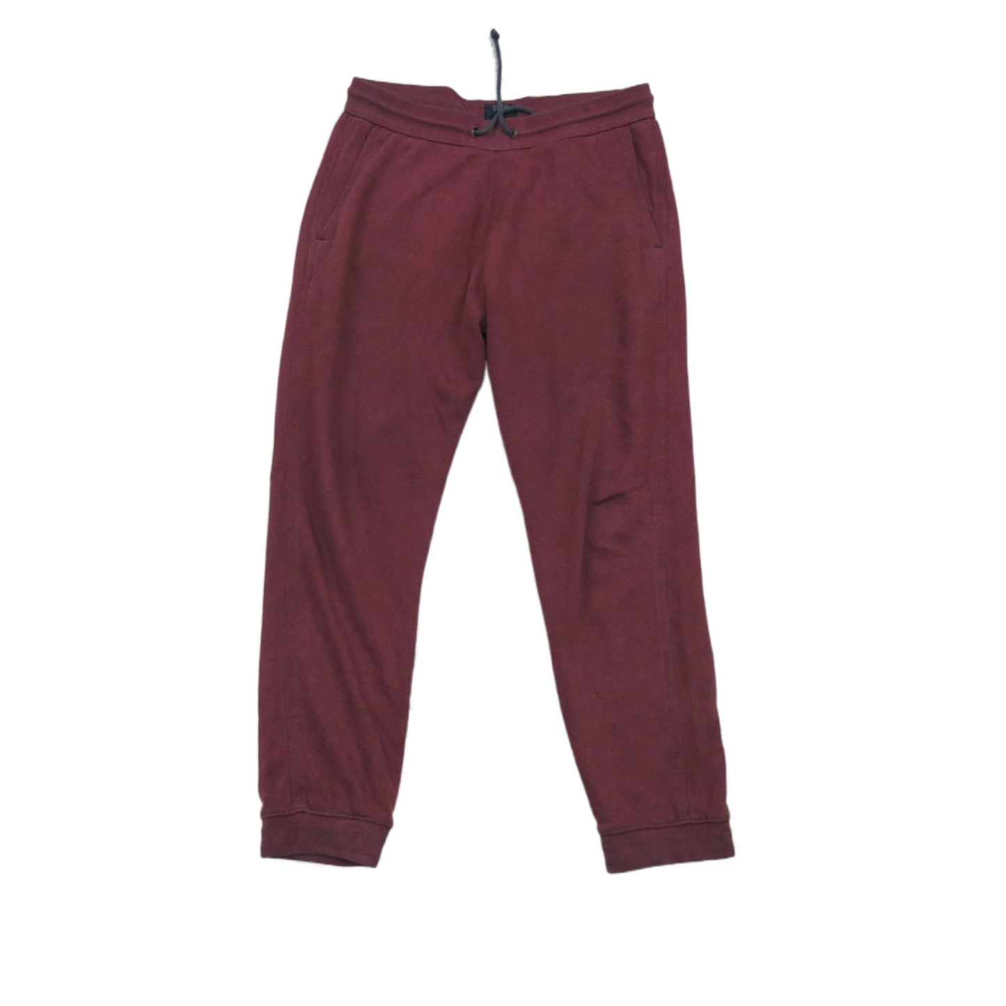 Levis Mens Pant Jogger Drawstring Waist Mid Rise Pockets Maroon Size Medium