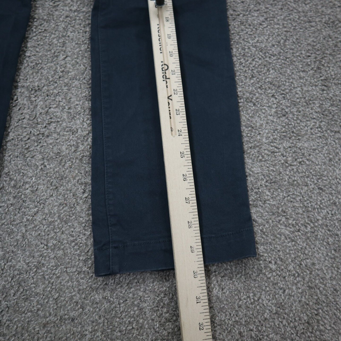 GAP Mens Pants Slim Straight Leg Chino Stretch Mid Rise Blue Size W30XL34
