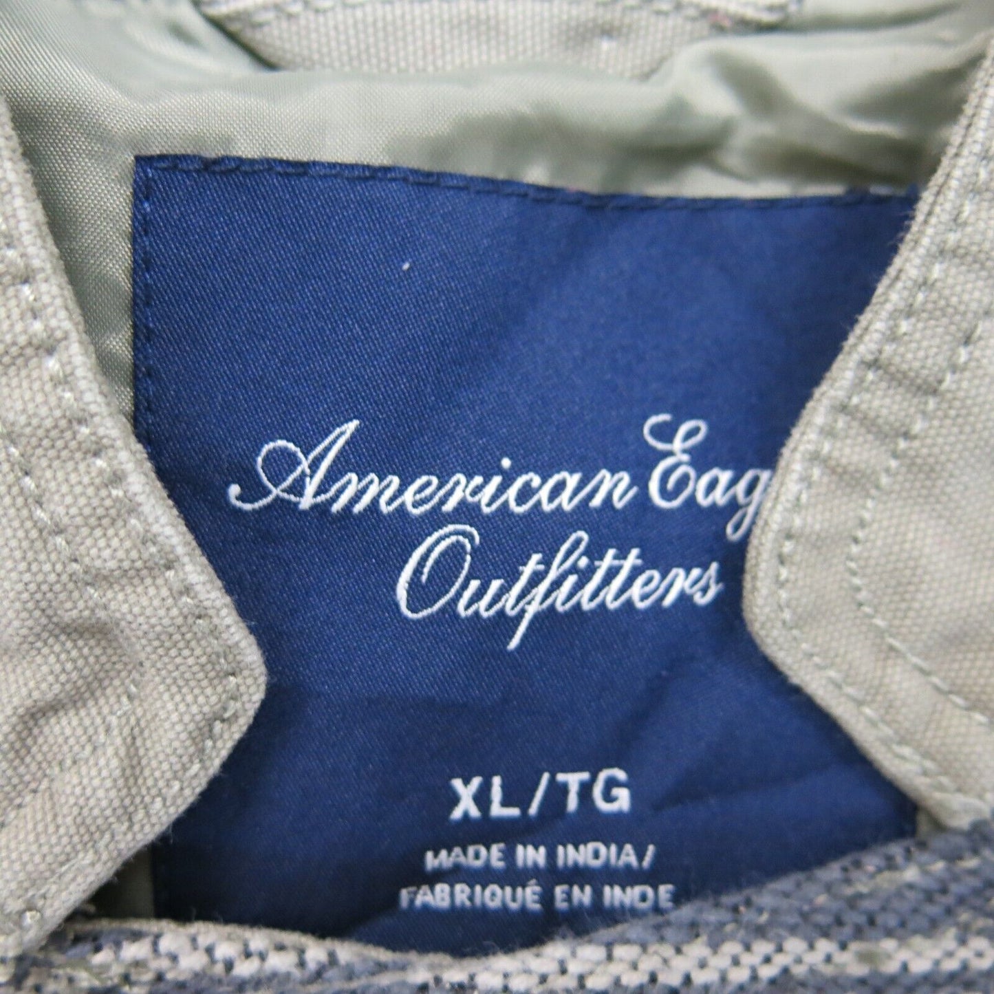 American Eagle Womens Jacket  Full Zip Up Long Sleeves Pockets Green Size XL