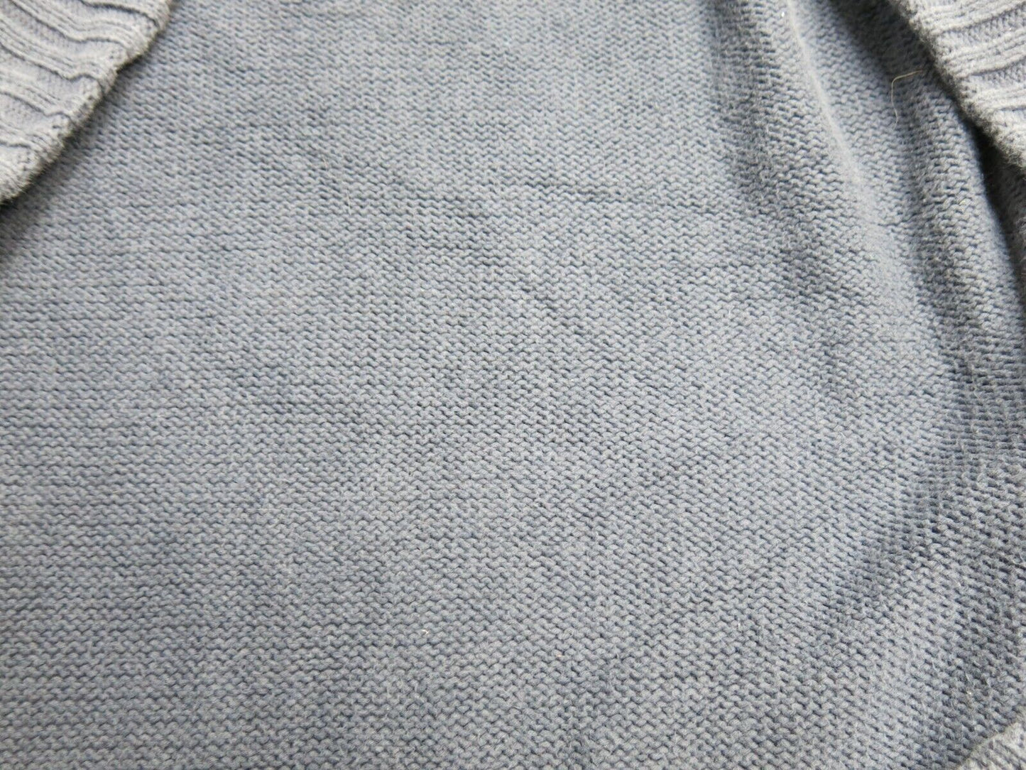 J. Crew Womens Cardigan Sweater Knitted V Neck Long Sleeve 100% Cotton Blue SZ S