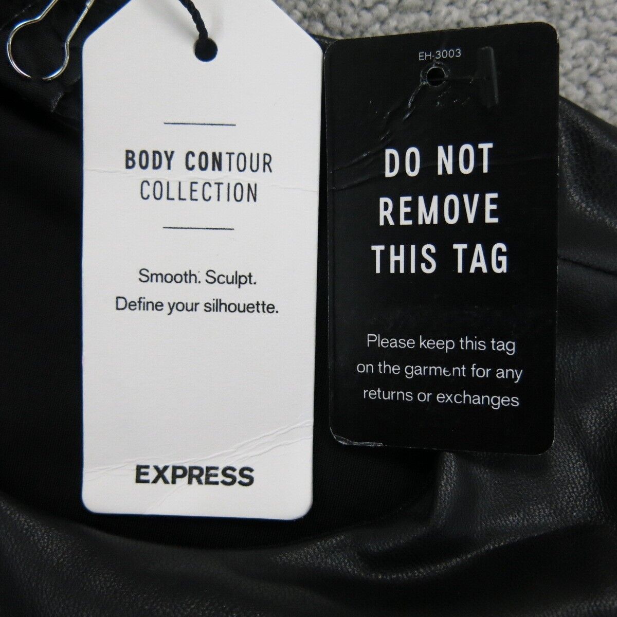 NWT Express Womens Swimsuit One Piece Sleeveless Black Size Medium