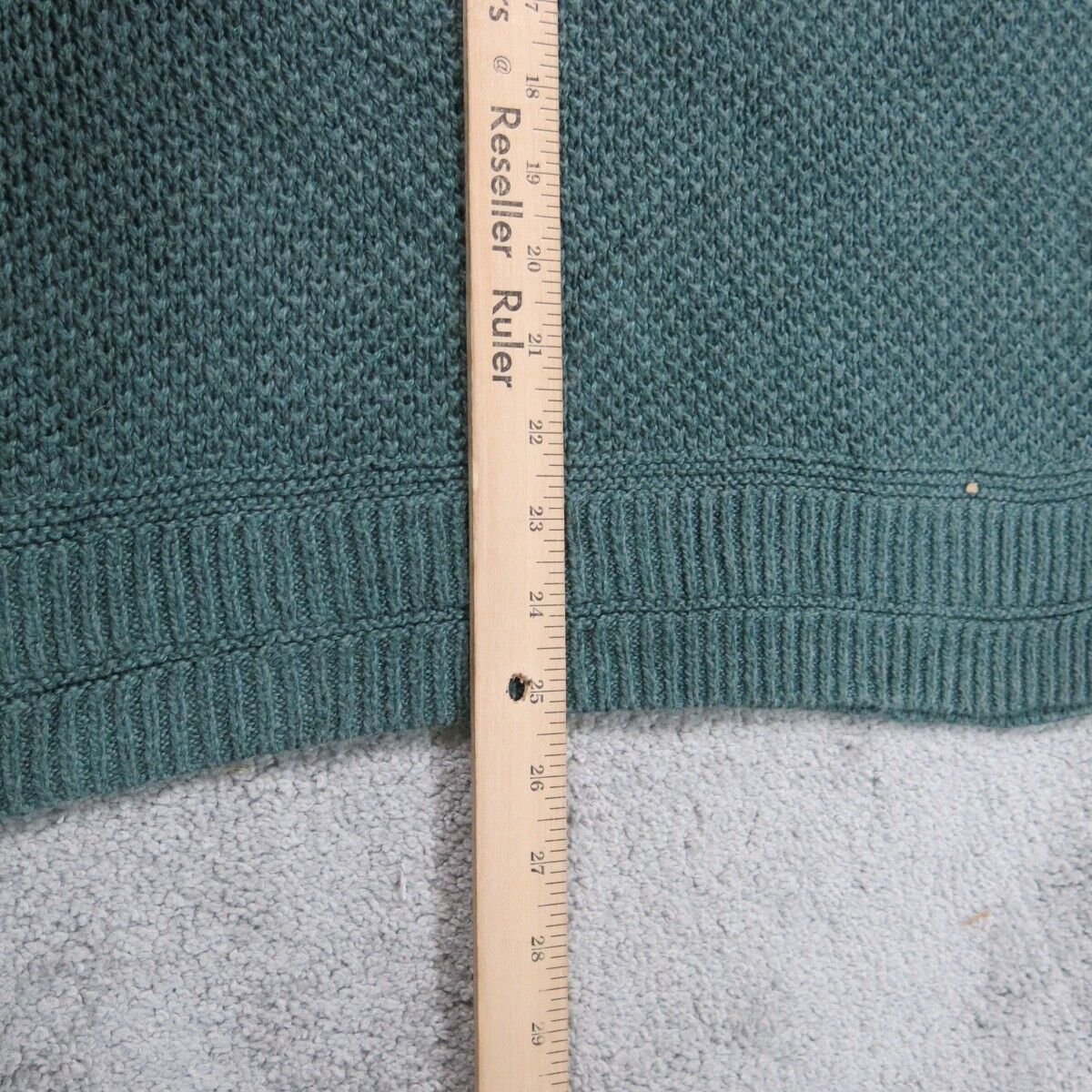 Old Navy Womens Pullover Sweater Knitted Crew Neck Long Sleeves Slate Green SZ L