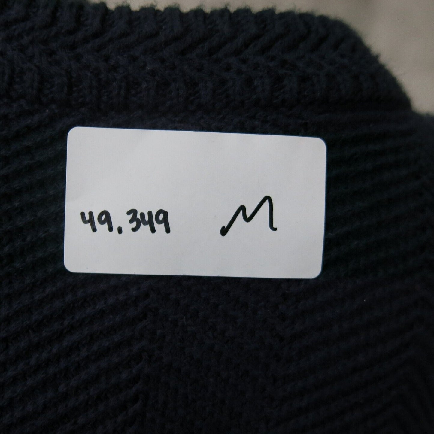 Chaps Ralph Lauren Mens Crew Neck Sweater Long Sleeves Navy Blue Size Large