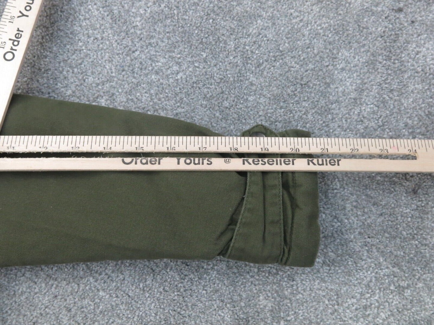 Express Womens Insulated Jacket Full Zip Up Mock Neck Pockets Olive Green SZ XS