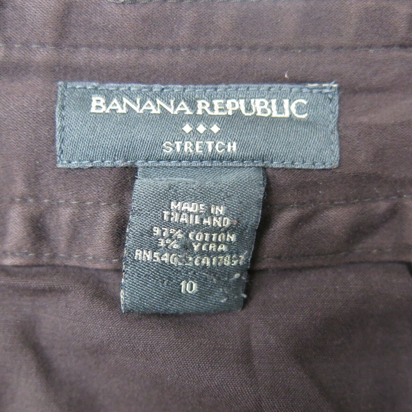 Banana Republic Womens A Line Skirt Stretch Pull on Solid Brown Size US 10