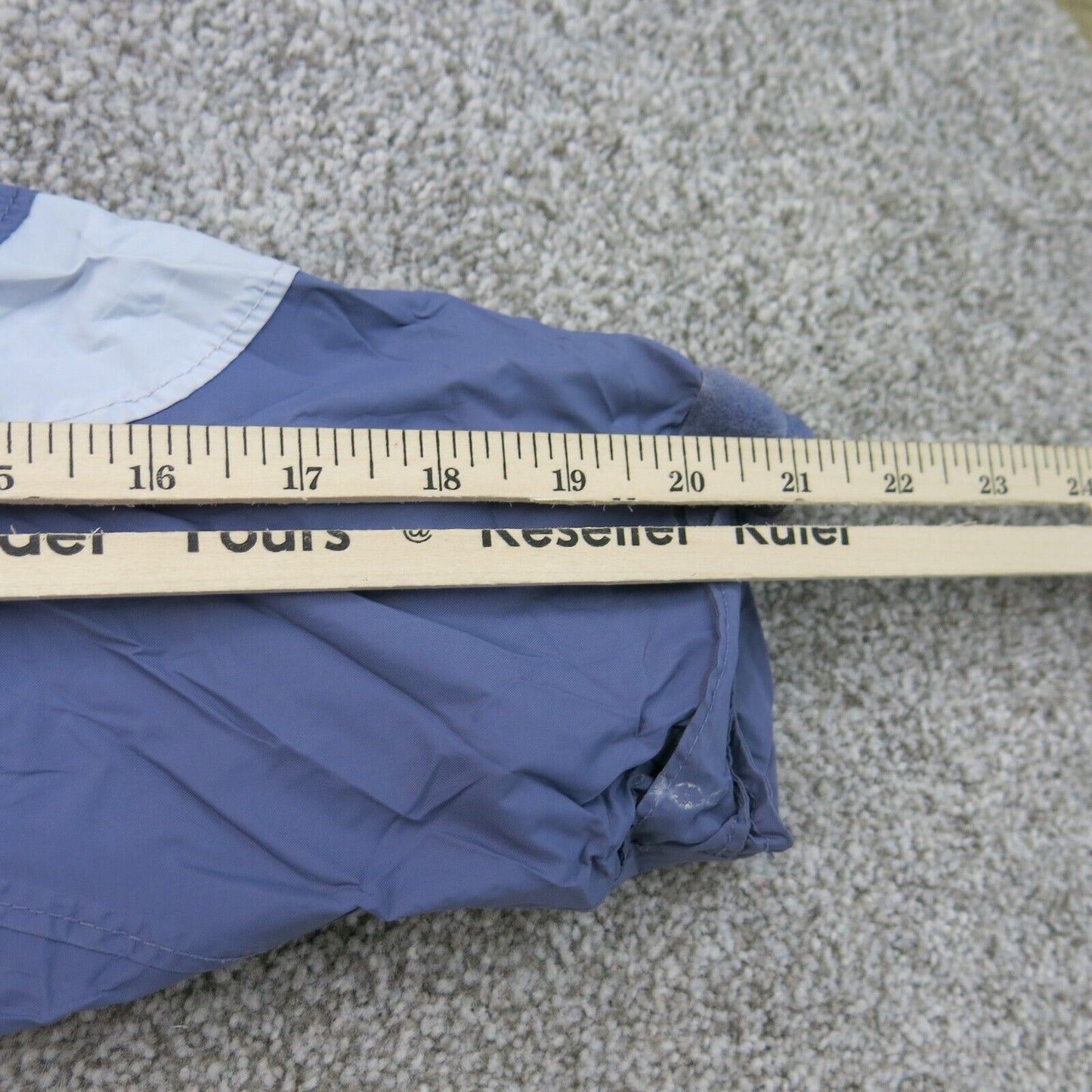 Columbia Womens Windbreaker Jacket Full Zip Up Long Sleeves Blue Size Medium