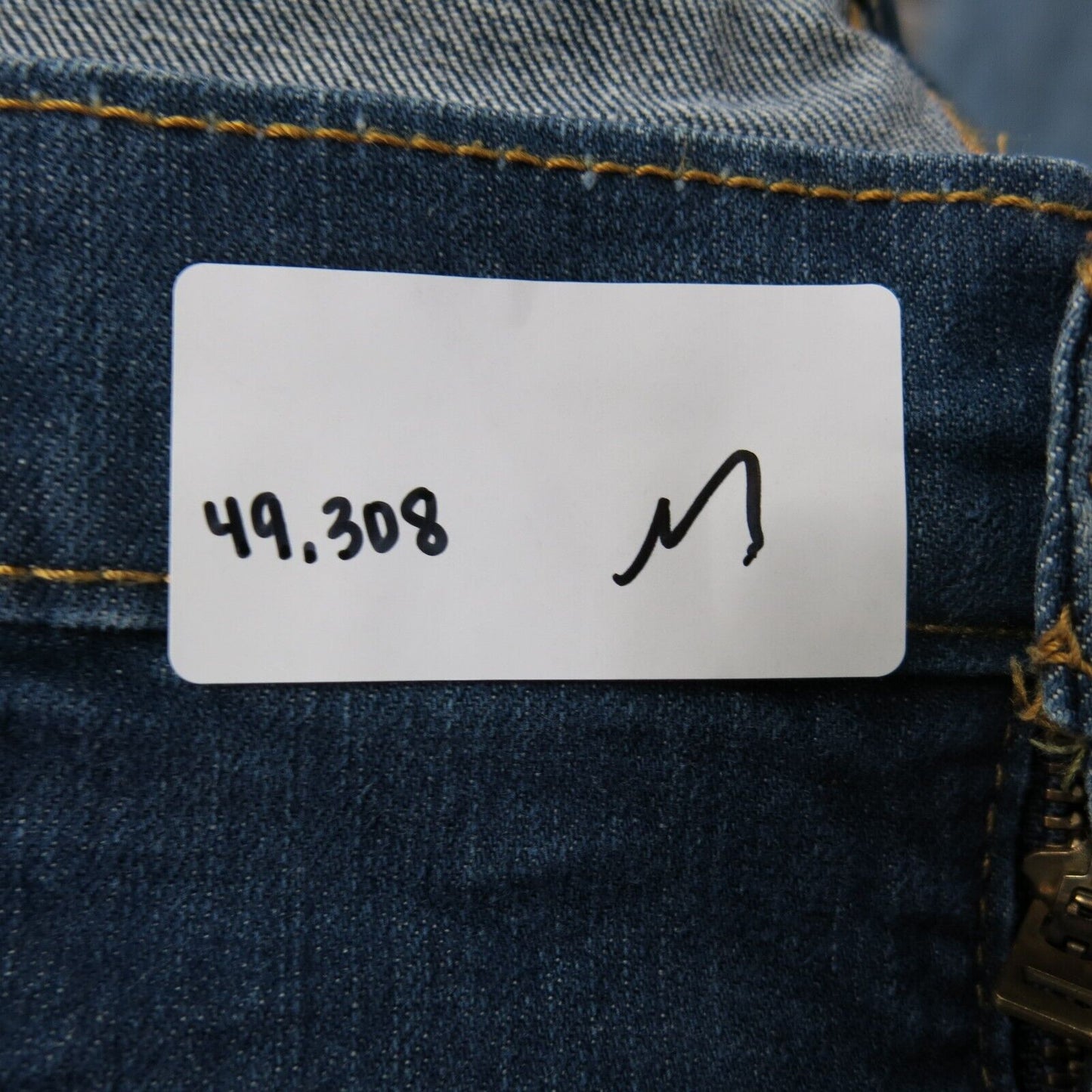 Levis 502 Mens Jeans Slim Straight Leg Denim Mid Rise Blue Size W41XL27.5