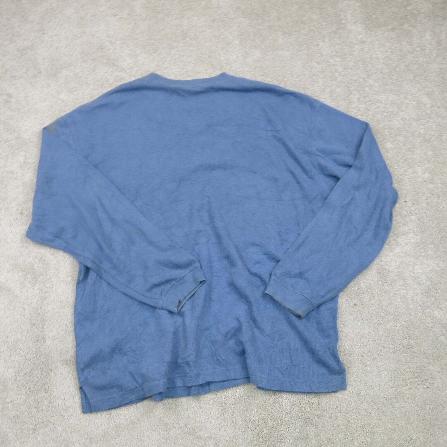 Old Navy Mens Sweatshirt V Neck Long Sleeves 100% Cotton Blue Size 2XL