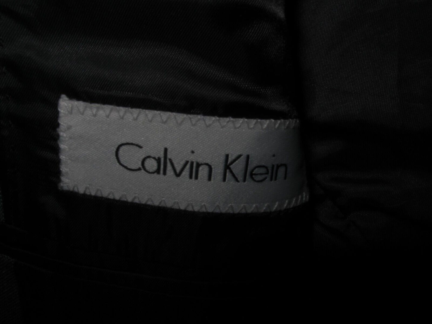 Calvin Klein Mens Blazer Coat Single Breasted Long Sleeves Charcoal Size 38R
