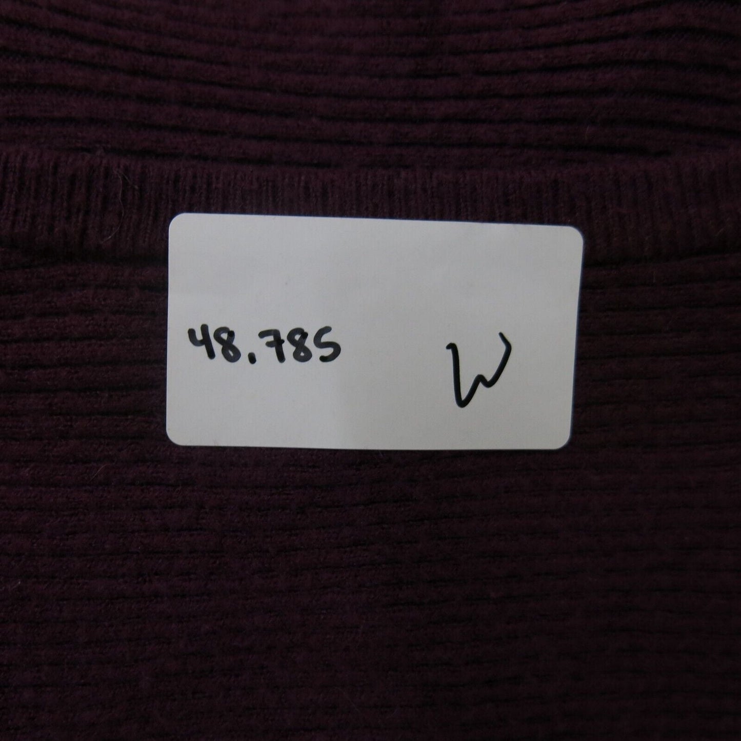 Express Womens Pullover Cropped Sweater Long Sleeves Crew Neck Maroon Size Small