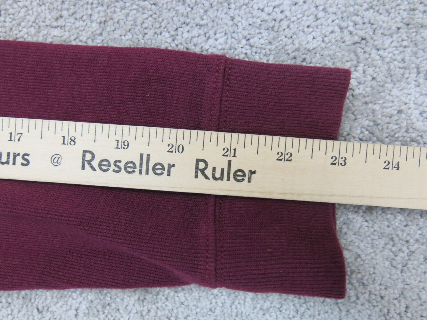 Polo By Ralph Lauren Men Pullover Sweatshirt Long Sleeves Mock Neck Maroon  S/P