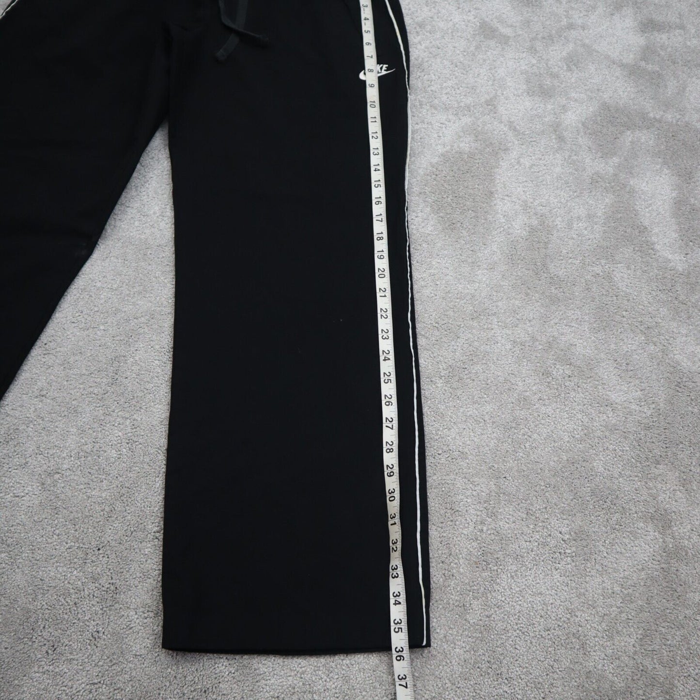 Nike Track Pants Youth Boys Large Black Sportswear Logo Running Jogging Pants
