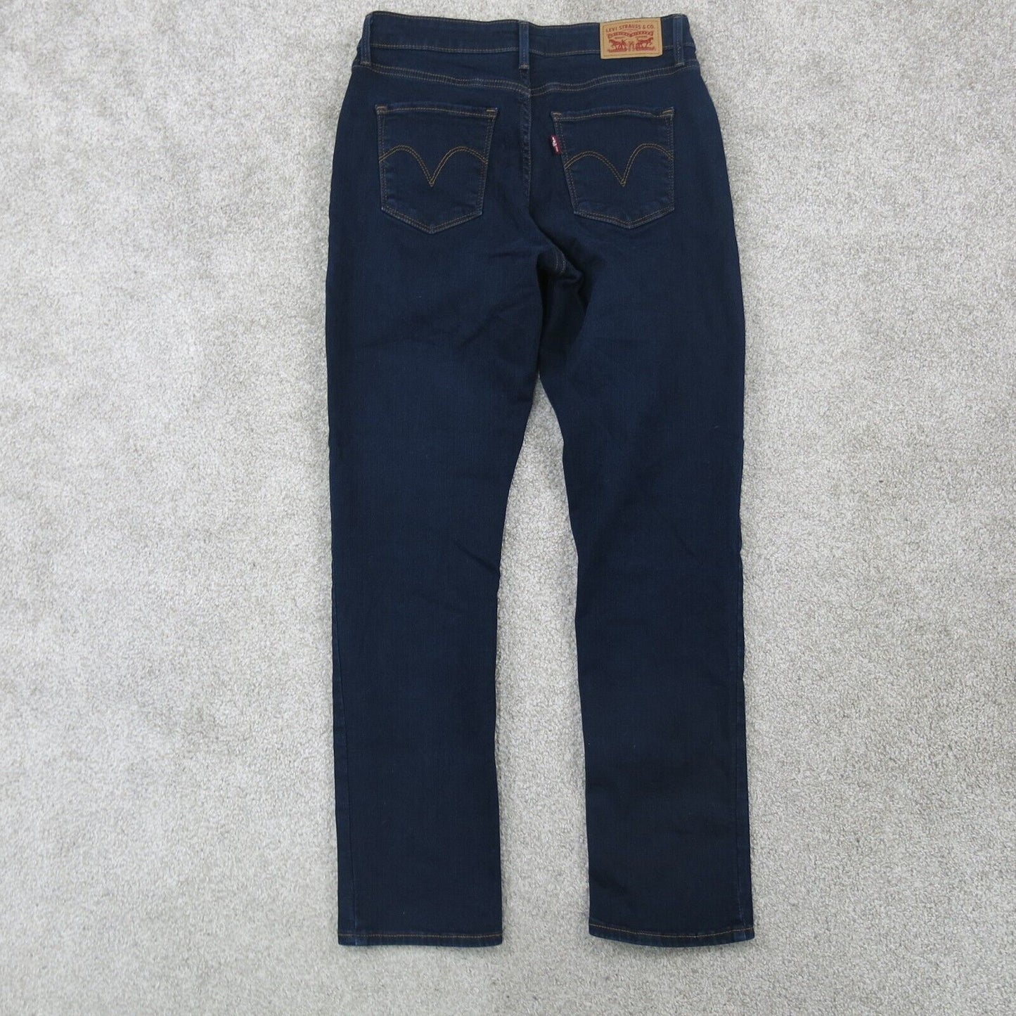 Levis Womens Jeans Classic Mid Rise Skinny Leg Denim Stretch Pockets Blue SZ 28