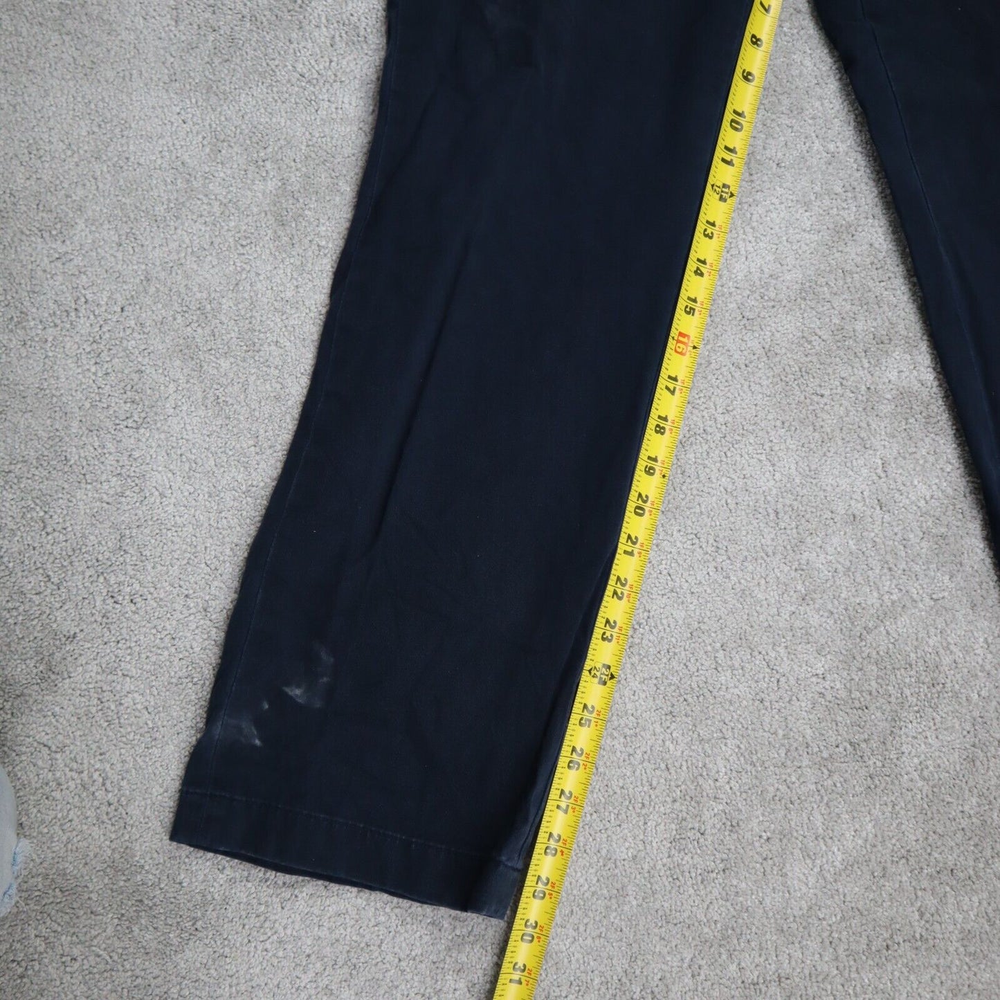 Polo Ralph Lauren Mens Classic Fit Chino Pants Mid Rise Navy Size 35 Stretch